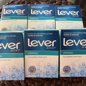 6 Lever 2000 Original Bar Soap Made In USA 4oz Bars New Discontinued